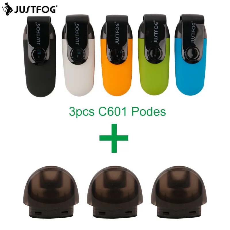 Оригинальный JUSTFOG C601 комплект 1 7 мл емкость бака 650 мАч батарея портативный мини