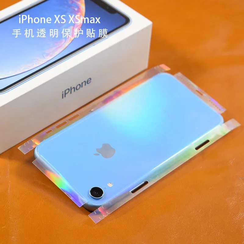 Лидер продаж! Градиентная прозрачная декоративная пленка Aurora для iPhone XR 12 11 PRO MAX mini