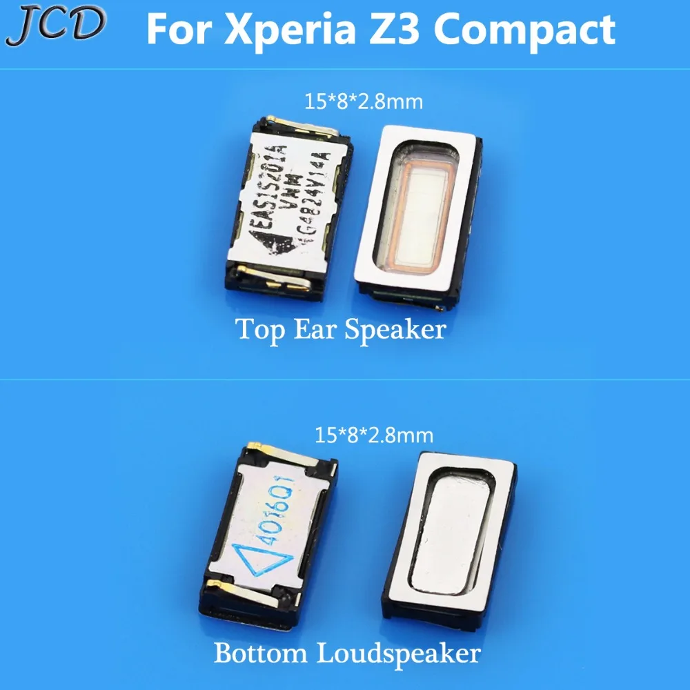 JCD верхний наушник, динамик, нижний громкий динамик, приемник, ремонт для sony Xperia Z2 Z3, компактный верхний динамик для sony
