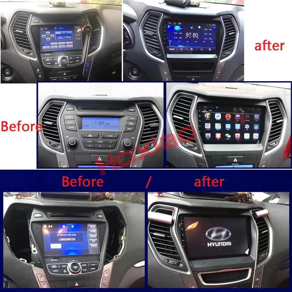 Автомобильный android dvd для hyundai IX45 Santa fe 2013 2014 2015 Системы стерео Bluetooth Авто Радио 2 din
