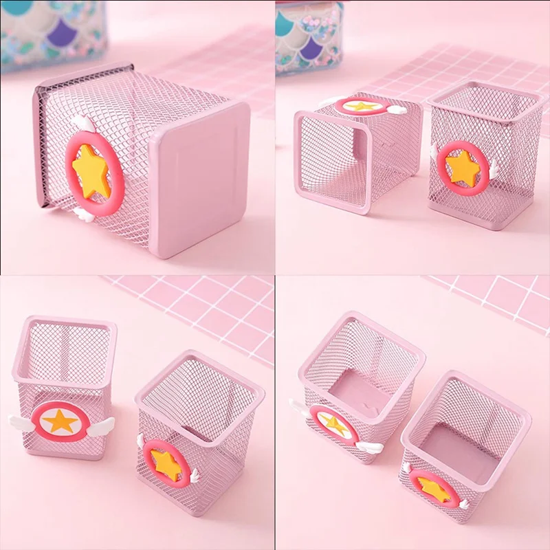 Новые творческие Kawaii розовый единорог С КАКТУСОМ и фламинго квадратная коробка