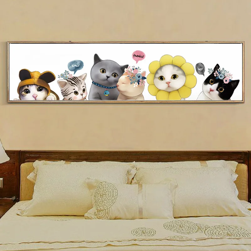 Full Diamond Painting Cute Pet Cartoon Animal 5D DIY Embroidery Kit Rhinestone Mosaic Cross Stitch Needlework Decor Home | Дом и сад