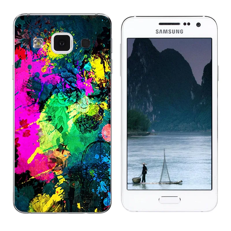 Чехол для Samsung Galaxy A3 2015 принт пианино TPU мягкий чехол телефона A3000 A300F чехлы