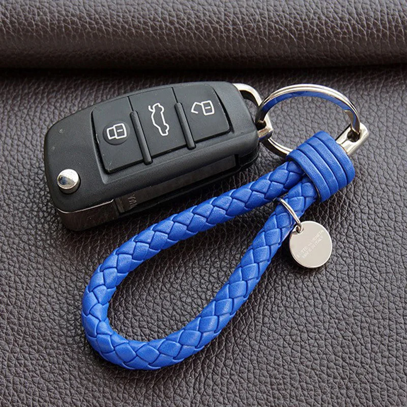 Искусственная кожа строка стайлинга автомобилей брелок для ключей VW ford focus 2 3 GOLF 5
