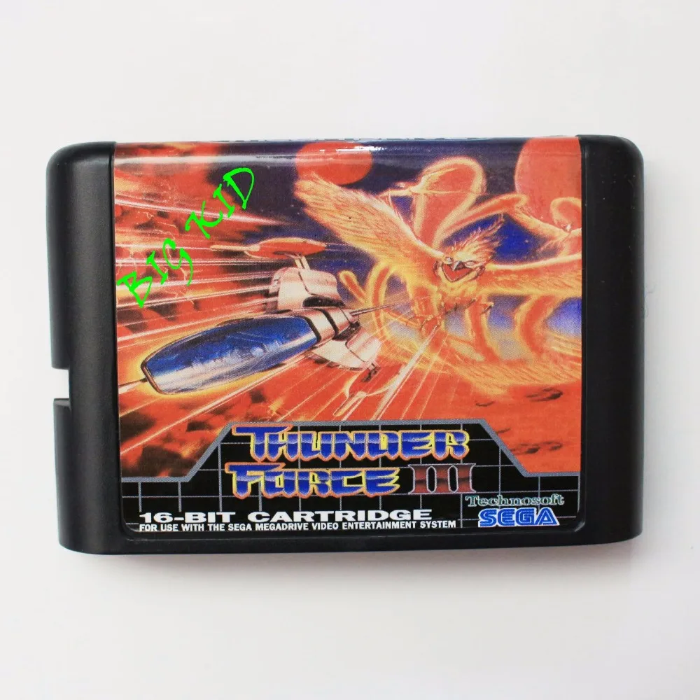 Игра сила грома III 16 бит SEGA MD для Sega Mega Drive Genesis|sega md game card|thunder forcesega games |