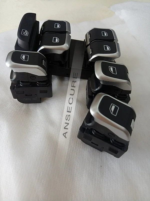 5 шт. хромированные электрические переключатели стеклоподъемника и зеркальные