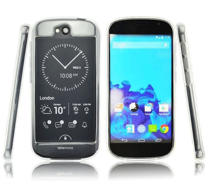 Противоударный чехол для Yota YotaPhone 2 роскошный мягкий прозрачный силиконовый из