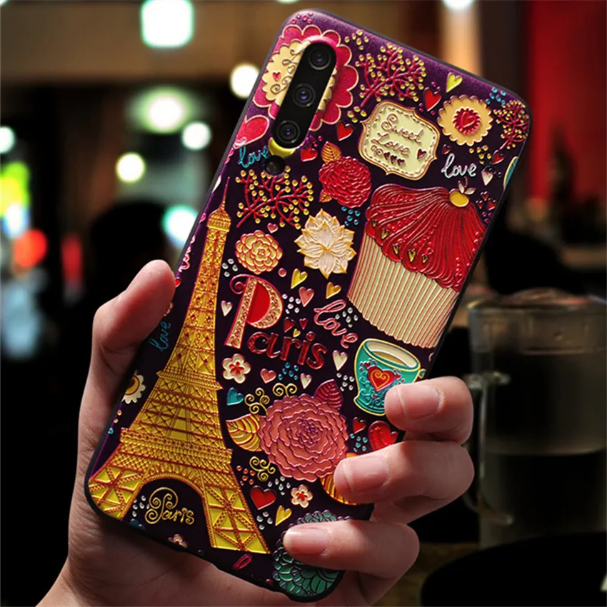 Для Xiaomi Mi 9 чехол силиконовый для 3D милый мультфильм мягкий TPU задняя крышка