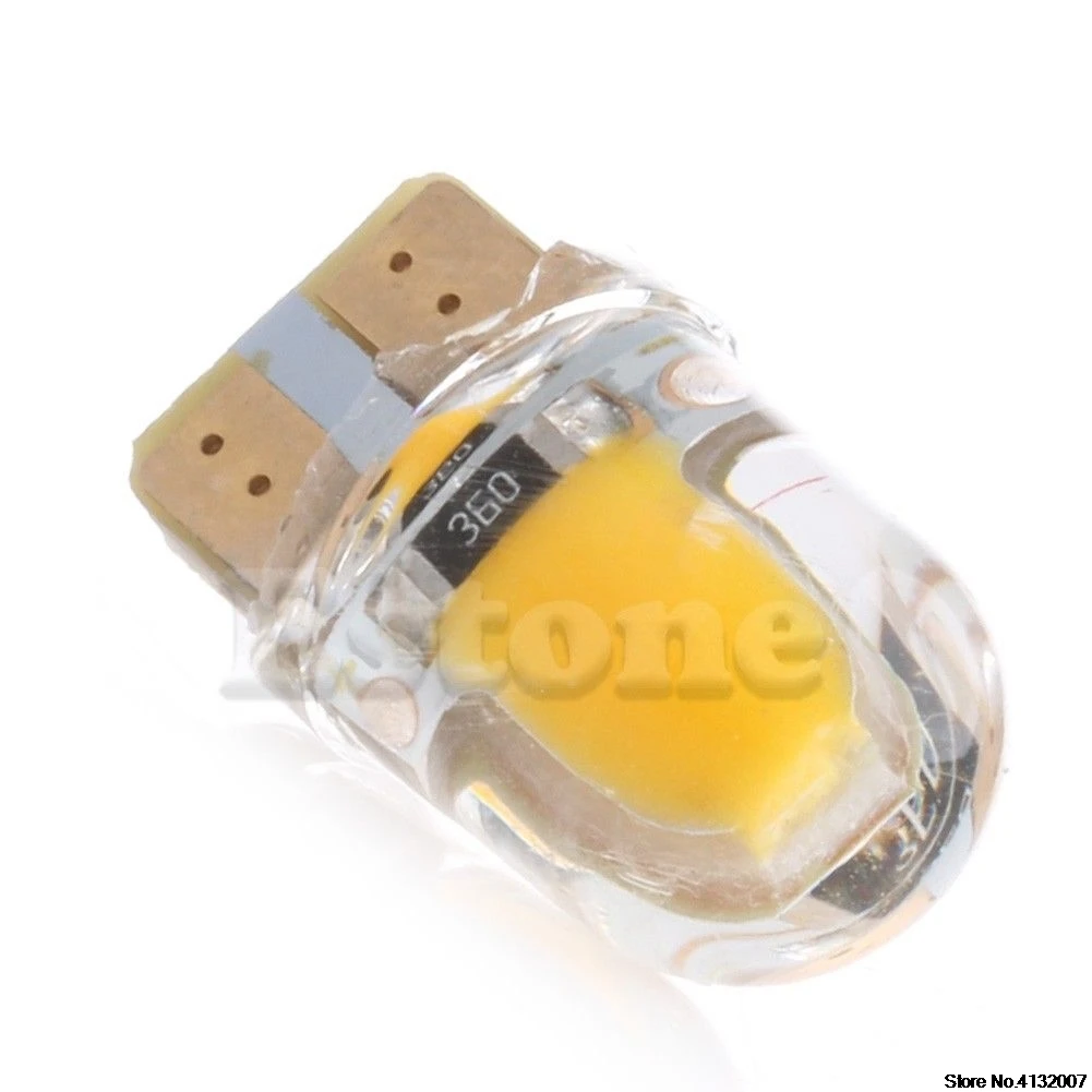 1 шт. светодиод T10 194 168 W5W 8 SMD Canbus силикагель яркая лампа для номерного знака теплый