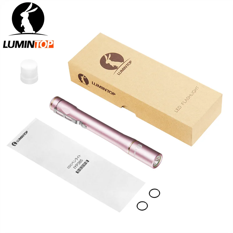 Светильник ручка LUMINTOP IYP365 серебристый двухсторонний переключатель режима