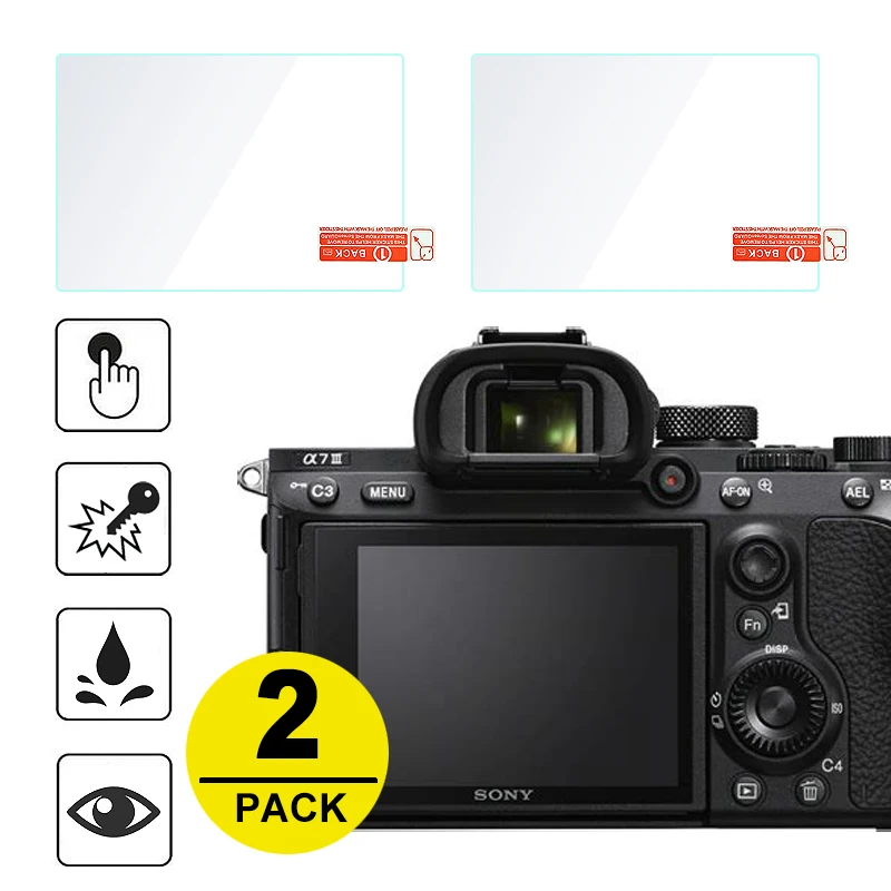 Защитное стекло для Sony A7 II III A7S A7R IV A99 A9 A6300 A6000 A5000 A6400 RX100 NEX 7/6/5/3N A33 A35 A55|Защита
