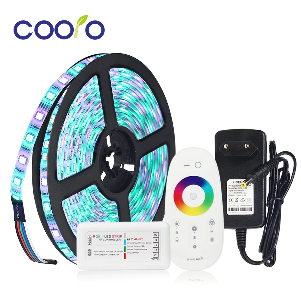 SMD 5050 RGB светодиодный светильник 5 м Диодная лента Светодиодная гибкая 2 4 г RF
