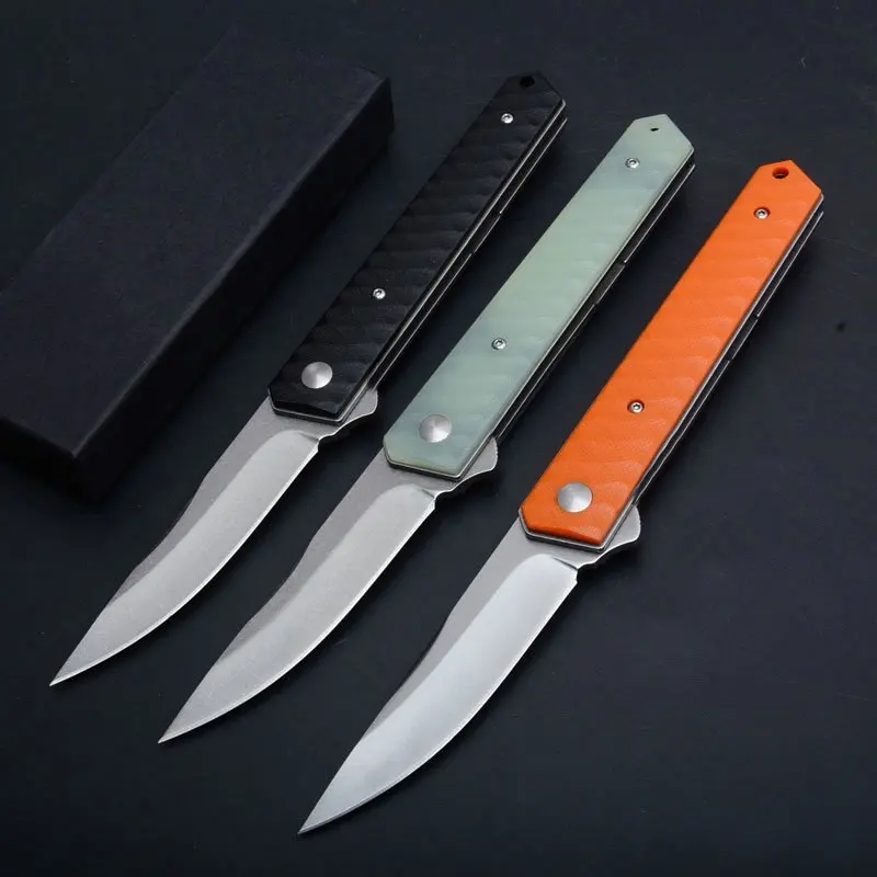 Trskt Kwaiken охотничий нож 440C с ручкой G10 Многофункциональный складной для кемпинга и