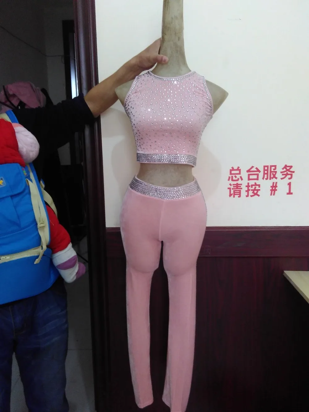 Бесплатная доставка pinkcustom сделано для фигурного катания на коньках/танцев/Батон
