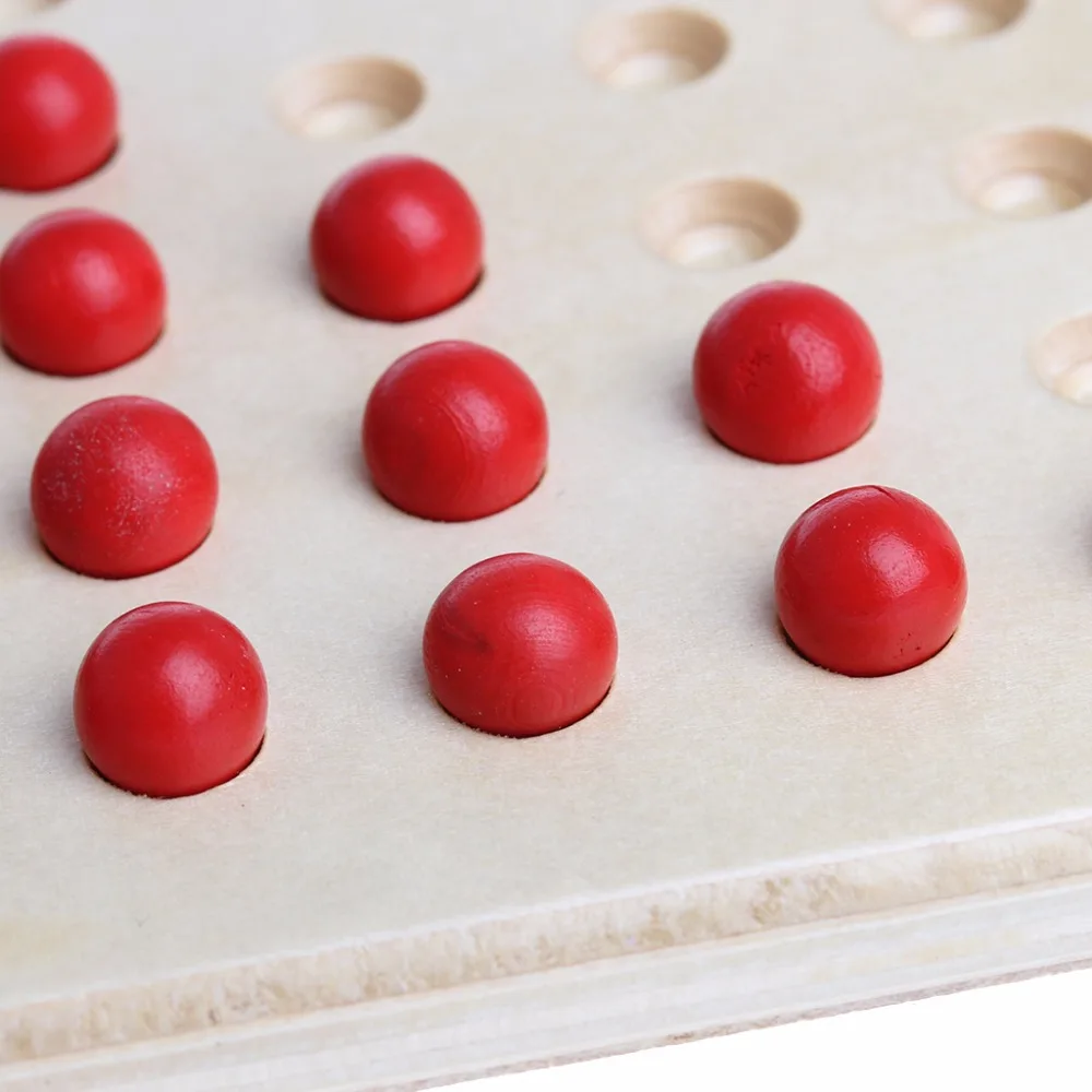 Montessori Mathematics Material Multiplication Bead Board Educational Preschool Training Toys Kid