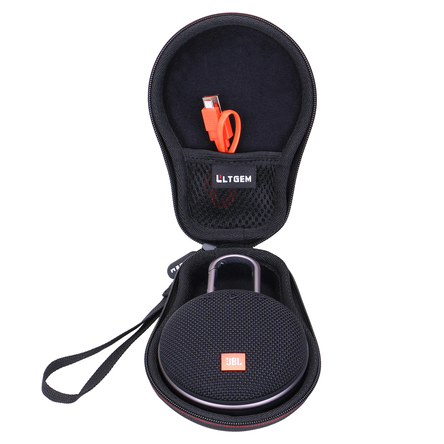 LTGEM EVA противоударный водонепроницаемый переносной Жесткий футляр для JBL клип 2 или JBL клип 3 водонепроницаемый портативный Bluetooth динамик