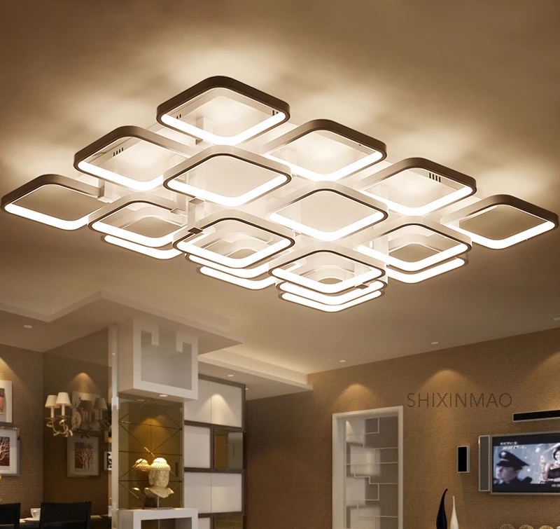 

SHIXINMAO LED suction dome Ceiling lights and moon living room Ceiling lamps personality creative space craft bedroom l lighting