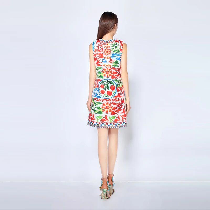 Женское Повседневное платье выше колена элегантное ТРАПЕЦИЕВИДНОЕ без рукавов с