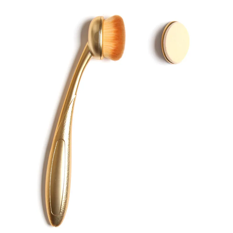 foundation brush D Кисть для макияжа распродажа запасов теней для век основа для лица Румяна инструменты для макияжа Pinceles de Maquillaje Brochas Maquillaje - Handle Color: foundation brush D