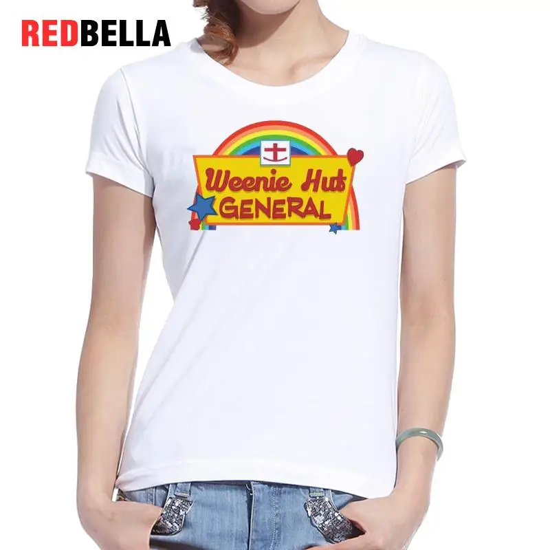REDBELLA Топ Harajuku/женские Kawaii футболка Радуга Графический милый дизайн с коротким