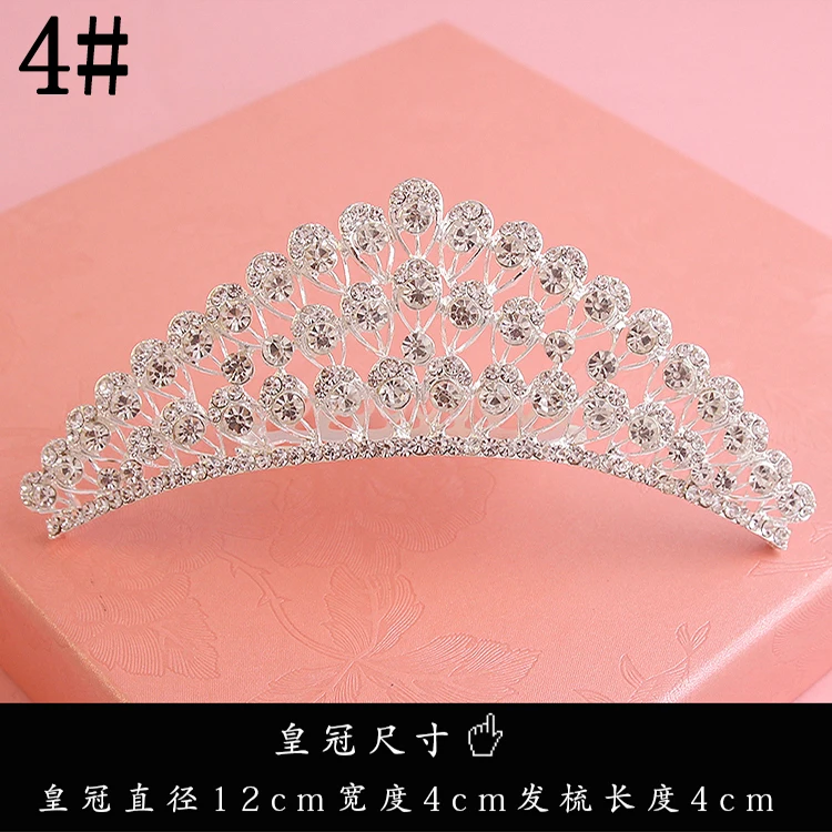 Искра Свадебные Аксессуары Для Волос Королева для Невесты Горный Хрусталь