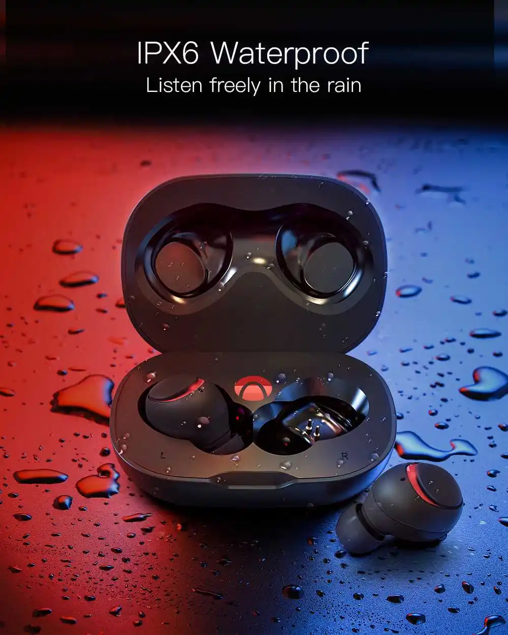 AIRAUX настоящие беспроводные Bluetooth наушники гарнитура Hi-Fi стерео наушники водонепроницаемые с микрофоном для BlitzWolf brother
