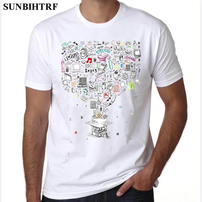 Sunbihtrf 2018 новые Пособия по физике смешные футболки для Для мужчин Творческий