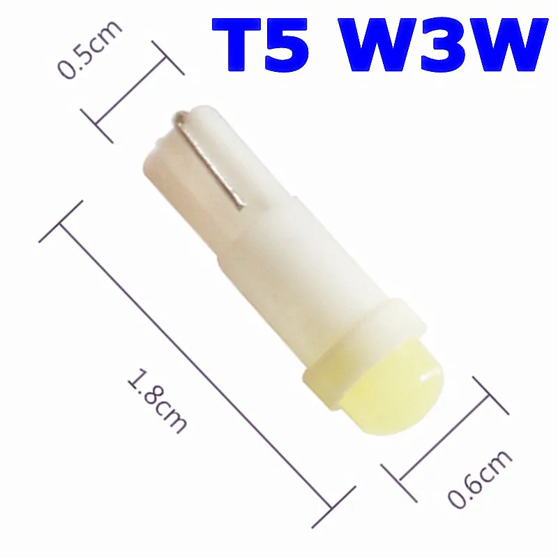 Лучшая цена 10 шт./лот T5 37 58 70 73 0 2 Вт 1SMD Led керамический авто боковой клиновидный