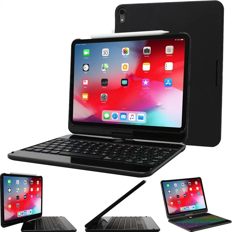 Чехол для iPad Pro11 с беспроводной bluetooth клавиатурой смарт планшет автоматическим
