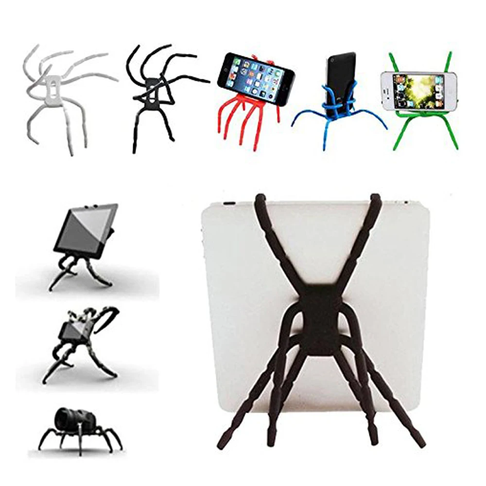 XMXCZKJ Universal Spider Flexible Grip Holder Stand Mount For Huawei Xiaomi Samsung Car Phone Adjustable Bracket | Мобильные