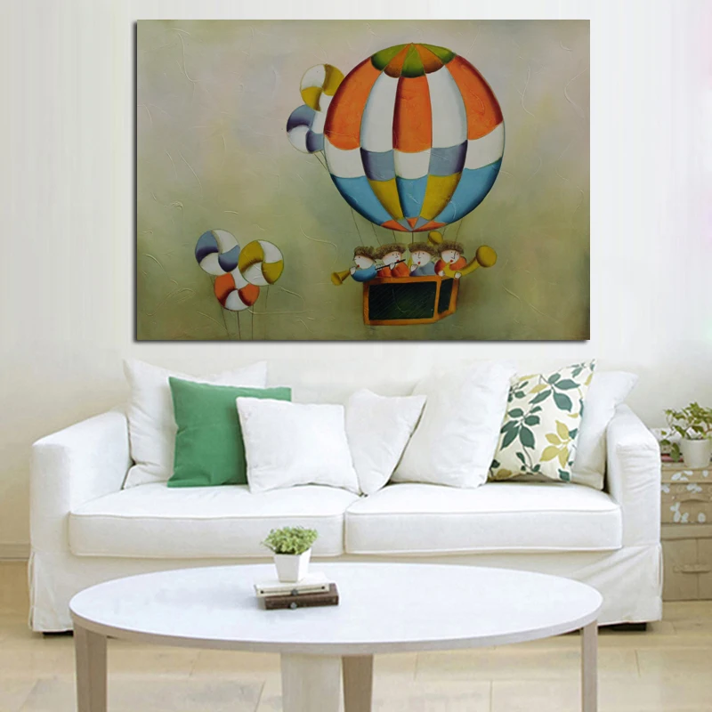 

Новый дизайн, декоративная Масляная картина, художественные картины, Высококачественные наклейки на стену с воздушными шарами для концерт...