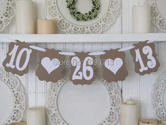 1 X Ретро по индивидуальному заказу Дата баннер сохранить дату реквизит для