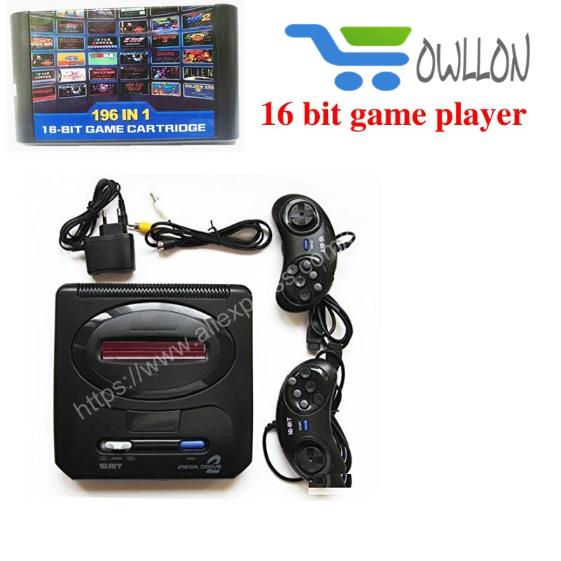 Игровая приставка SEGA MD2 20 шт. 16 бит с переключателем режимов США и Японии игровой