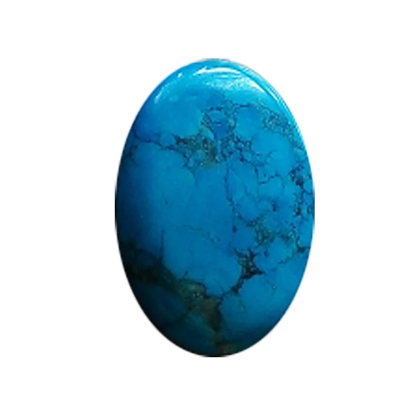 FLTMRH 30x40mm Natural Bulk Lapis Lazuli Stone Beads Flat Back Oval Cabochon Stone Beads for Jewelry Makings