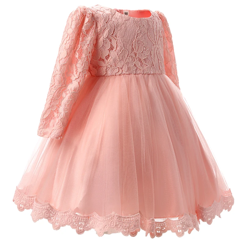 Кружевное платье на крестины для маленьких девочек вечевечерние 1 год и день