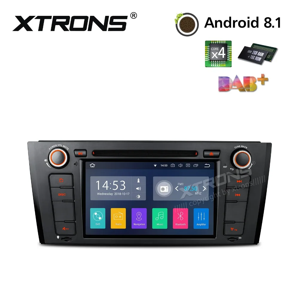 XTRONS радио Android 8 1 автомобильный DVD плеер gps RCA OBD DAB WI FI для BMW E81 2007 2011 E82 2013 E88 2008 2009 2010