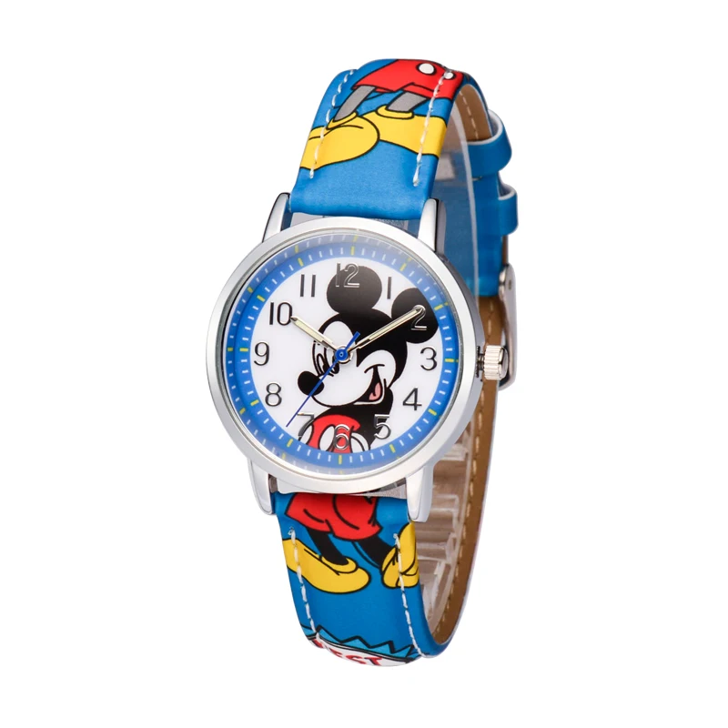 Детские часы Дисней мужские и женские модные кварцевые наручные для мальчиков