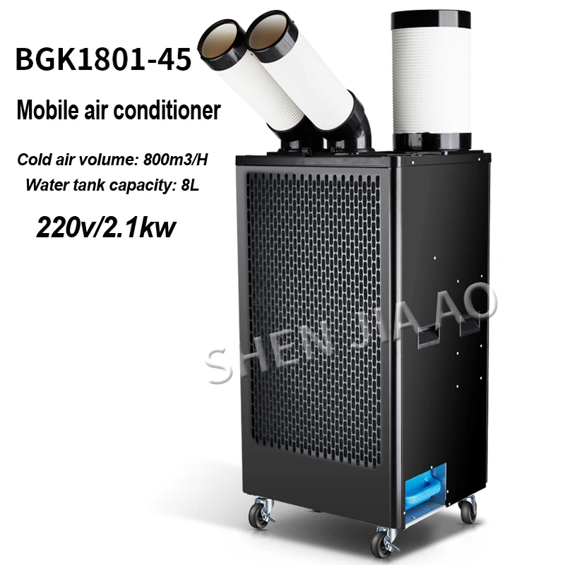 Comprare Industriale Condizionatore D'aria Mobile BG1801-45 Compressore Del Condizionatore D'aria Di Raffreddamento Di Aria Singolo Freddo Di Tipo Integrato Commerciale 220 V
