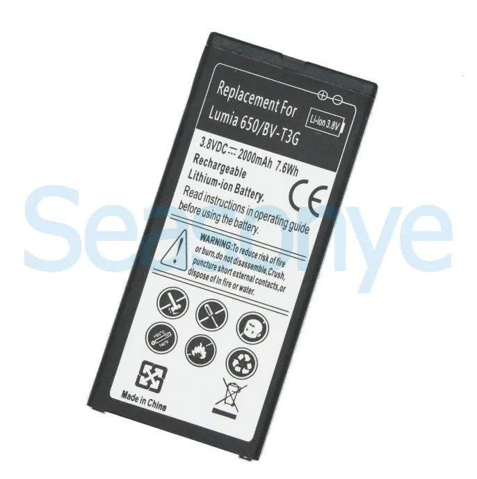 2000mAh/650 WH BV T3G сменный аккумулятор + универсальное настенное зарядное устройство
