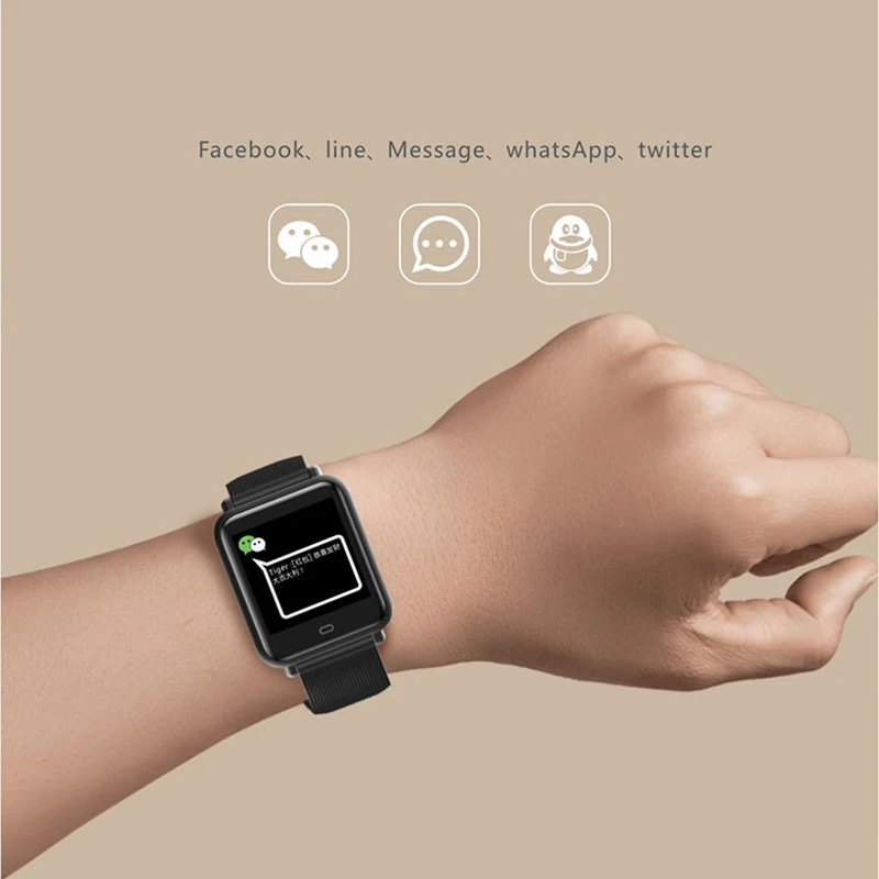 2019 Смарт часы кровяное давление пульсометр кислород в крови IP67