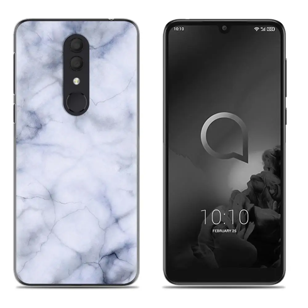 14 Ударопрочная задняя крышка для телефона Alcatel 3()/5053 классный модный дизайн мягкий чехол цветной окрашенный ТПУ силиконовый чехол - Цвет: 14