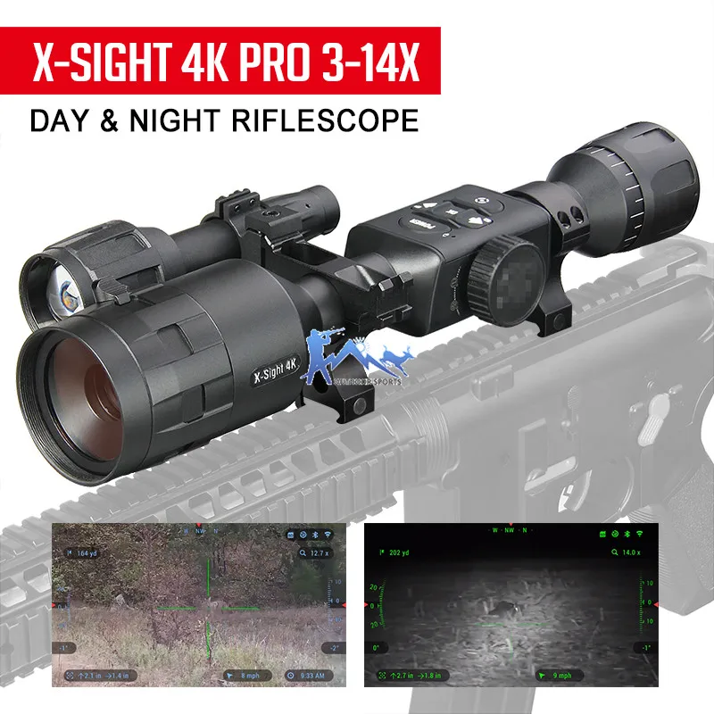 Eagleeye Atn 3-14x цифровое ночное видение 460 м дальность охотничий прицел ночного видения с записью HD видео ночного видения для OS27-0024