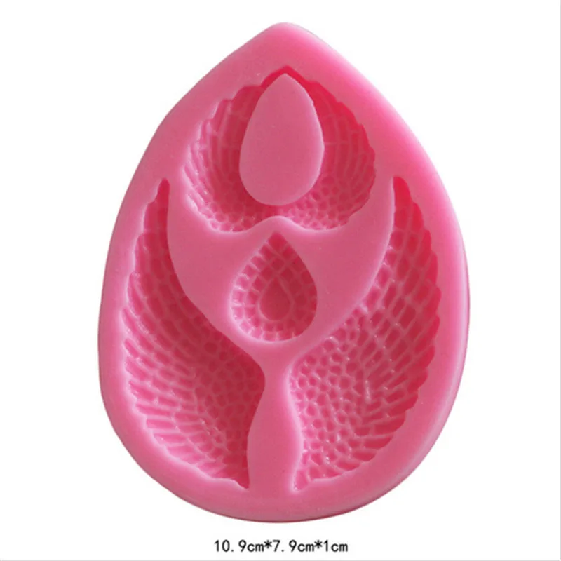 Новые 2017 крылья Силиконовые формы торта помадка плесень Мыло кекс Кухня Интимные