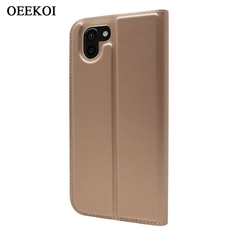 Ультратонкий кожаный чехол бумажник OEEKOI для Sharp Aquos Sense Plus/sense SHV40 SH 01K/R2 03K/R SHV39/R Compact