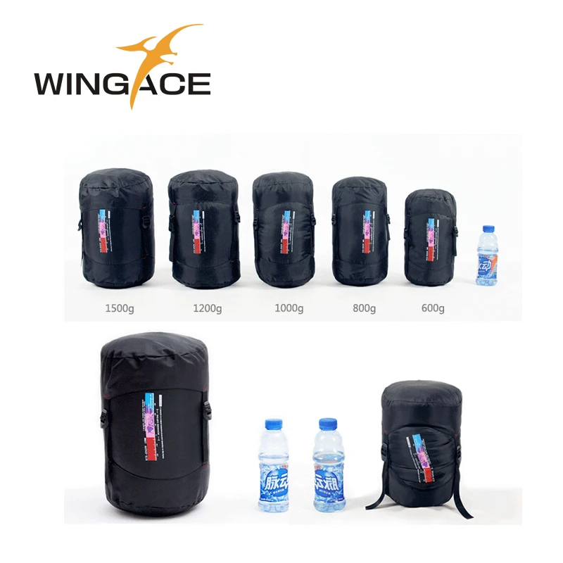 Зимний спальный мешок WINGACE Fill 2500 г с утиным пухом для взрослых Толстый