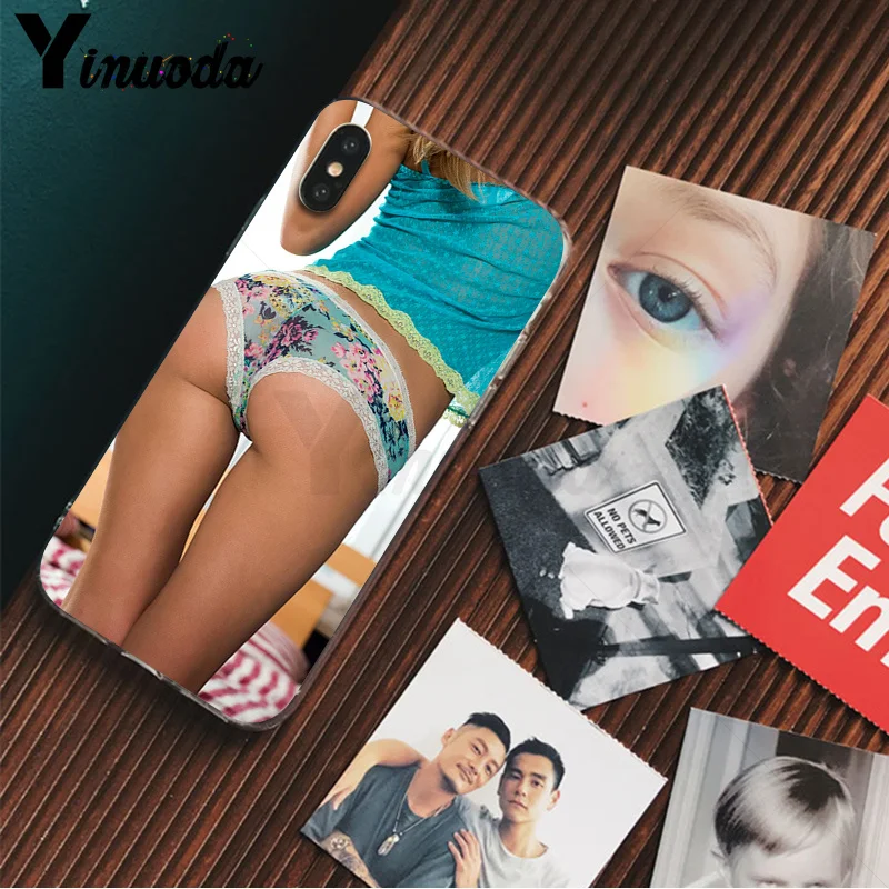 Yinuoda, сексуальное нижнее белье, бикини для женщин, девушек, мягкая оболочка, чехол для телефона для iPhone 8, 7, 6, 6S Plus, 5, 5S, SE, XR, X, XS, MAX, чехол