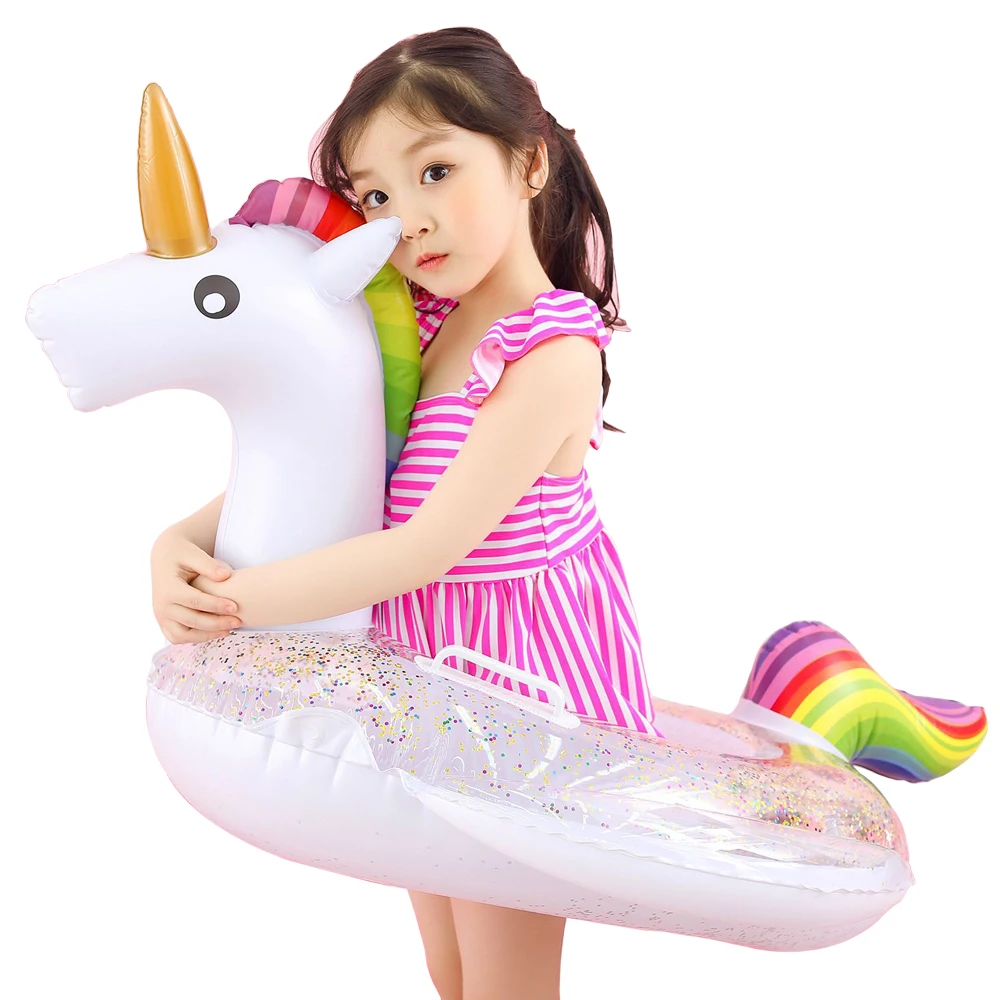 

Pool Float Baby Flamingo Unicorn Swim ring Circle Swimming Float Inflatable mattress Seat Float Inflat Swim Pool Toy Kids