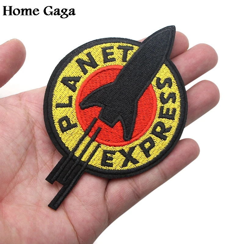Homegaga Futurama аппликационные заплатки Сделай Сам Утюг на para обуви джинсовая сумка рубашка одежда Джерси наклейки в стиле панк вышитые значки D1190