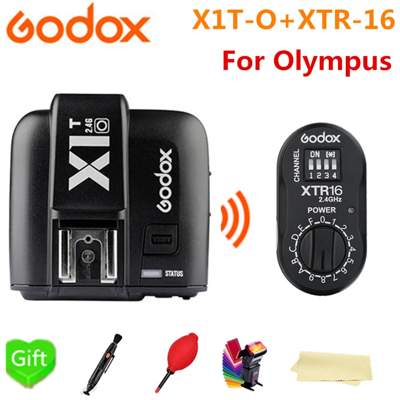 Godox X1T O передатчик TTL HSS беспроводной триггер вспышки + XTR 16 приемник для камер Olympus