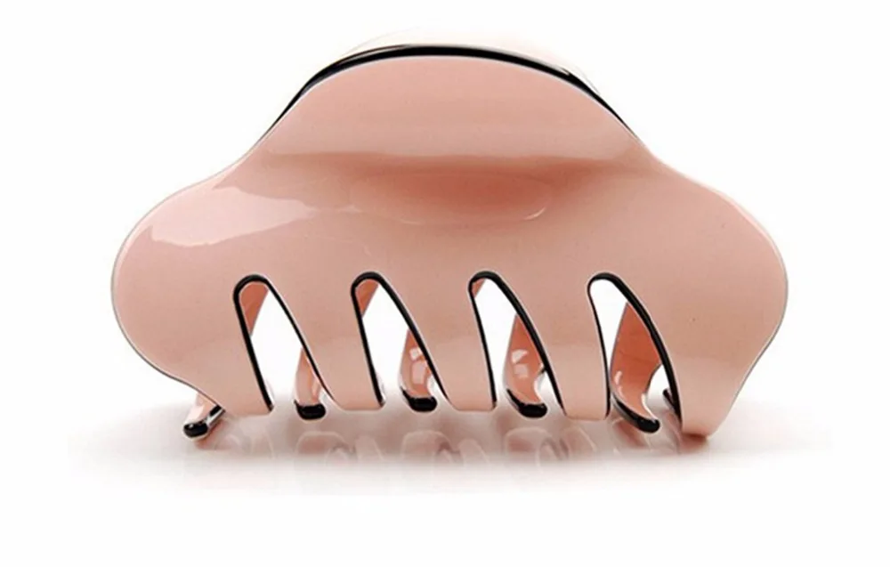 Простой зажим для волос акриловый коготь карамельных цветов аксессуары женщин